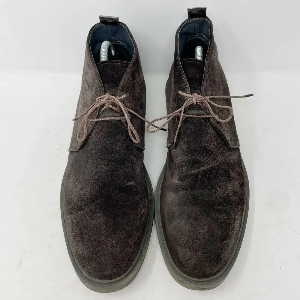 Calvin Klein Brown Suede Jae Chukka Boots Mens Size 9